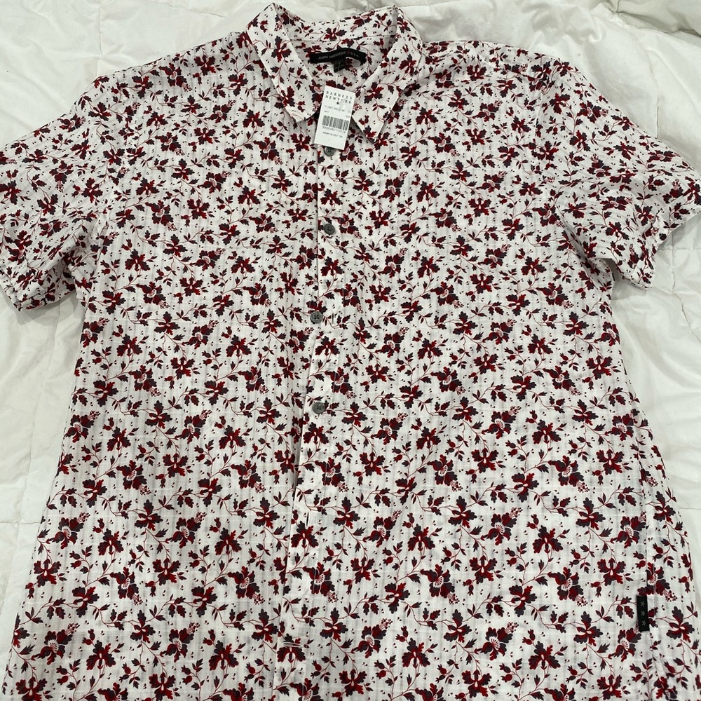 John Varvatos button down short sleeve